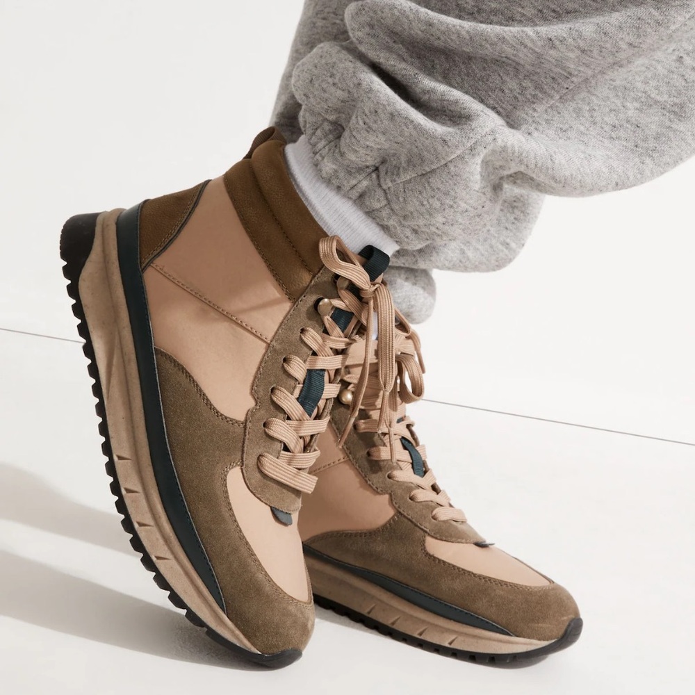 Madewell The Sneaker Boot in Nylon and Suede